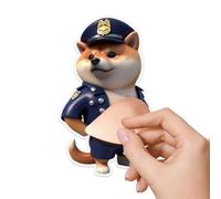 3D Stickers For Kids - Animated Canine Adhesive Shapes, Dimensional Furry Friend Labels, Texture Sensory Interactive Patches, Schoolroom Motivation Tool, Stationery Gear, Colorful 20 Piece