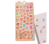 3D Stickers for Kids, Cartoon Funny Reusable Animal Decorative Adhesive Decals Craft Set, Cute Puffy Stickers for Party Classroom Journaling Scrapbooking Phone Case Laptop Notebook Decoration