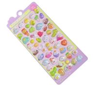 3D Stickers for Kids, Cartoon Funny Reusable Animal Decorative Adhesive Decals Craft Set, Cute Puffy Stickers for Party Classroom Journaling Scrapbooking Phone Case Laptop Notebook Decoration