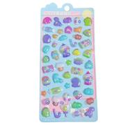 3D Stickers for Kids, Cartoon Funny Reusable Animal Decorative Adhesive Decals Craft Set, Cute Puffy Stickers for Party Classroom Journaling Scrapbooking Phone Case Laptop Notebook Decoration