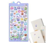 3D Stickers For Kids - Cute Mini Sticker | Trendy Waterproof Vinyl Sțickers Foř Laptop And Phones | Stress Relief Stickeř Scenes With Tweezers Creative Reusable DIY Stickeřs Thërapy