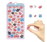 3D Stickers - Japanese Style Computer Decal, Colorful Mobile Phone Case Decals, Creative Decoration Fun, Ideal for Journals Card Making School Projects Laptop Water Bottles