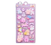 3D Stickers - PVC Paper As Shown In Pic | Cat Paw Glow In The Dark Cartoon Paw Stickers Cute Embossed Decals | For Boys Girls Children Teens Students Scrapbooking Journaling Laptop Phone Case