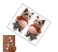 3D Stickers, Self-Adhesive Belly Decals With Cute Cartoon Design, Waterproof Craft Stickers For Laptops, Phones, Notebooks, Journals - Fun Decorative Sticker Set For Kids, Girls & DIY Projects