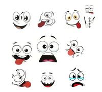 3D Surprised Face Toilet Decal, Funny Toilet Stickers for Bathroom, Waterproof Toilet Cover Lid Vinyl Decals Durable Restroom Decoration (10PCS*MIX)