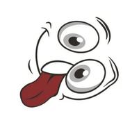 3D Surprised Face Toilet Decal, Funny Toilet Stickers for Bathroom, Waterproof Toilet Cover Lid Vinyl Decals Durable Restroom Decoration (10)