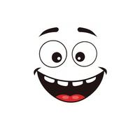 3D Surprised Face Toilet Decal, Funny Toilet Stickers for Bathroom, Waterproof Toilet Cover Lid Vinyl Decals Durable Restroom Decoration (1)