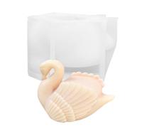 3D Swan Silicone Mold - DIY Craft Casting Tool | Multipurpose Mold for Candle, Chocolate, Cake, Resin, and Plaster Making, Flexible Nonstick Silicone Form for Handmade Decorations, Creative Baking