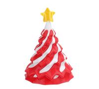 3d Tabletop Christmas Tree - Compact Desk Christmas Tree ¦ Festive Holiday Figurines with Colourful Design, Lightweight Pines Miniature for Home, Winter Decor Trees, Mini Resin Trees with Holiday Disp