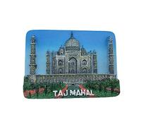 3D Taj Mahal India Imán de refrigerador Recuerdos turísticos Artesanía de Resina Hecha a Mano Magnética Decoración de Cocina casera Colección Regalo