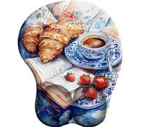 3D Tappetino per Mouse Supporto per poggiapolsi antidolorifico Le Blues de l'après-Midi antidolorifico per poggiapolsi Comodo tappetino per Mouse ergonomico per ufficio/giocatore/OL/programmatore