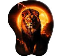 3D Tappetino per Mouse Supporto per poggiapolsi antidolorifico Le ROI Lion Tonnerre antidolorifico per poggiapolsi Comodo tappetino per Mouse ergonomico per ufficio/giocatore/OL/programmatore