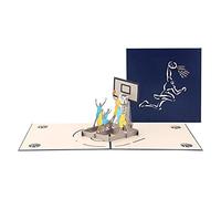 3D Tarjeta de Felicitación,Tarjeta Pop-up de Baloncesto para Aficionados al Baloncesto,Partidos de Baloncesto,Recuerdos de Partidos