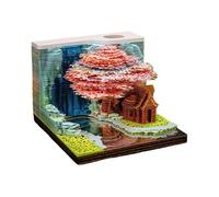 3D Tear Away Art Weekly Calendar 2025 with Led Light,Rip Away Calendar Art 3D,Pull Apart Weekly Cale