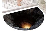 3D Teppich - Waschbarer Teppich - 3D Loch Illusion Badezimmerteppich - Schlafzimmer Wohnzimmer Badezimmer Eingangsbereich Innen Außen Büro Wohnheim Bauernhaus Hotel Laden