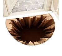 3D Teppich - Waschbarer Teppich - 3D Loch Illusion Badezimmerteppich - Schlafzimmer Wohnzimmer Badezimmer Eingangsbereich Innen Außen Büro Wohnheim Bauernhaus Hotel Laden