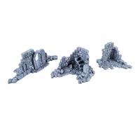 3D Vikings Juego de construcción de pueblo en ruinas: eleva tus campañas de juegos de guerra y RPG con escenarios de mesa realistas a escala de 28/32 mm