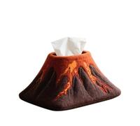 3D Volcano Tissue Box Holder - Funda de napkin, organizador de pañuelos en forma de montaña | Creative Volcano Napkin Holder for Bathrooms, Dining Rooms, Bedrooms, and Desks | Ideal Home Decor Gift