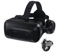 3D VR Gafas de Realidad Virtual, Gafas VR Auriculares con Lentes HD Anti luz Azul, Compatible con Smartphones de 4,7-6,6 Pulgadas, por Android/Phone, Regalo para niños y Familia(A)