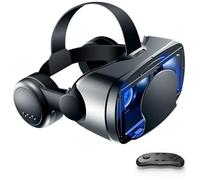 3D VR Gafas de Realidad Virtual, Gafas VR Auriculares con Lentes HD Anti luz Azul, Compatible con Smartphones de 4,7-6,6 Pulgadas, por Android/Phone, Regalo para niños y Familia(D)