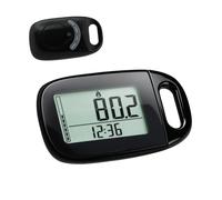 3D Walking Pedometer - Step Counter | Large LCD Display, Silent Sensor