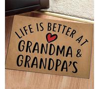 3D Warm Home Non-Slip Floor mats Door mats Porch mats Creative Text Design Welcome Friends and Relatives to Come, Easy to clean-40x60cm
