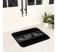 3D Welcome To Silent Hill Logo Antideslizante Felpuda Felpuda Carpet Dust-proo Alfombra para Entrada a la Cocina Tapetes para los pies del balcón de la casa - 50x80cm
