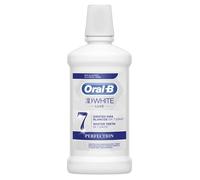 Oral-B 3D White Luxe Perfección Enjuague Bucal Sabor Menta Limpia 500 ml, Enjuague Bucal Sin Alcohol