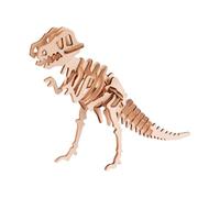 3D Wooden Dinosaur Puzzle - Simulation Animal Building System, Educational