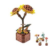 3D Wooden Flower Bouquet Puzzle,DIY Craft Kit for Adults, Home Decor Centerpiece for Table, Shelf Display, Relaxing Creative Project (Flower C)