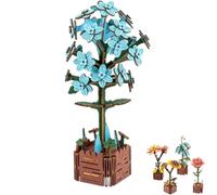 3D Wooden Flower Bouquet Puzzle,DIY Craft Kit for Adults, Home Decor Centerpiece for Table, Shelf Display, Relaxing Creative Project (Flower F)
