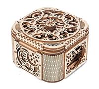 3D Wooden Puzzle Box Model Kits Adult Wooden Model Kits Mechanical Transmission Jewelry Toy Make Box Gift Apply to for Teens and Adults.