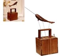 3D Wooden Whale Music Box Dynamic Model, Mechanical Transmission Bionic Marine Organism Music Box, Creative Office Home Desk Decor,Gifts for Adults