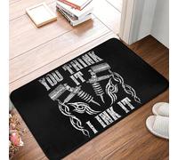 3D You Think It I Ink It Tattoo Job Anti-Slip Floor Mat Durable Carpet Rug for Kitchen Entrance Home Bedroom Footpad Mats-60x90cm