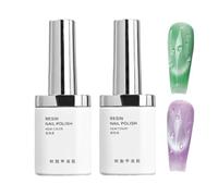 3D1 Rain Drop Gel 2 Pieces No Wipe Quick Curing Nail Varnish 12ml1