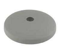 3D24 Plato, reposapiés, 100, plástico PA reforzado con bolas de cristal, gris, nivelable, sin agujeros de tornillo, tipo I