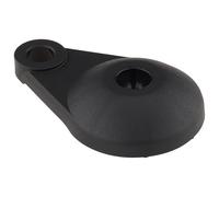 3D24 Plato, reposapiés, 60, plástico PA reforzado con bolas de cristal, color negro, tipo I/B, nivelable, con pluma