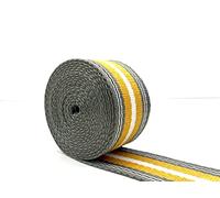 3dancraftit Cinta de mezcla de poliéster y algodón a rayas de jacquard vendida por The Yard Correa de repuesto pesada de 1.5 pulgadas ZE57-1Y