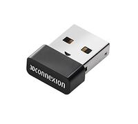 3Dconnexion 3DX-700069 Adaptador y Tarjeta de Red RF inalámbrico, Negro