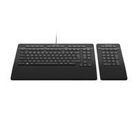 3Dconnexion - Keyboard Pro with Numpad teclado Oficina USB Negro