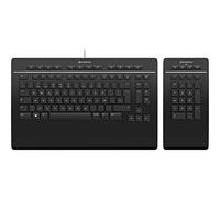 3DCONNEXION Keyboard Pro with Numpad - Teclado y Juego de Teclado numérico - USB - QWERTY - español