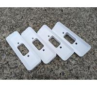 3DEXL Soporte de cuña angular para Ubiquiti Unifi G4 Pro Protect Video Doorbell 10, 20, 30 45, tamaño: 45 grados, color: blanco
