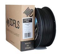 3DFILS - Filamento PETG Negro Mate para impresión 3D (1,75 mm / 1 Kg, Negro Mate)