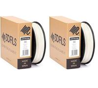 3DFILS - Filamento PLA para impresión 3D esFil PLA INGEO 3D850: 1.75 mm, 1 Kg, Blanco Perla (Paquete de 2)