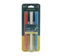 3Doodler Filamento de impresión 3D x75 filamentos, más de 300 pies de Estrellas y Rayas extruidas, Paquete de ampollas de Recarga de plástico para Comenzar (75) -Mix 1