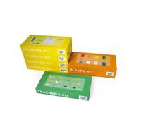 3doodler start edu plástico azul, cian, verde, gris, naranja, rojo, b