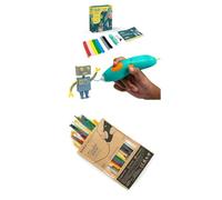 3Doodler Start+ Essentials + 250 Recargas de Filamento - Bundle de Bolígrafo de Impresión 3D para Niños con Colores Surtidos, Herramienta Creativa STEM para Uso en Casa, Set Artístico para Niños y Niñ