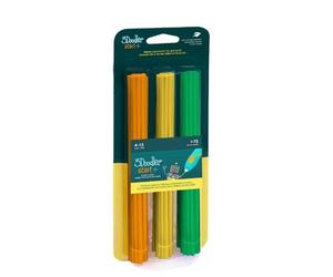 3Doodler Start+ Recambios 75 Filamentos Naranja Amarillo Verde - indyaeduocio