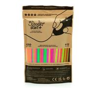 3Doodler Start+ Recambios Filamentos - Pack de filamentos ecológicos para lápiz 3D - 3Doodler - Compatibles con Start y Start+ 75 filamentos fluoresce