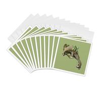 3dRose gc_170873_2 - Tarjeta de felicitación de 15,2 x 15,2 cm, diseño de pangolina o escalera en un árbol